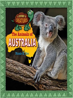 cover image of The Animals of Australia